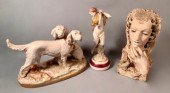 A Royal Dux signed bisque figural group