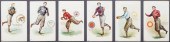 (6) 1905 POSTCARDS IVY LEAGUE FOOTBALL
