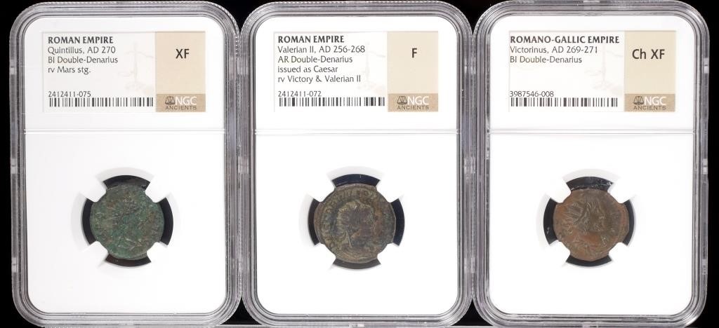  3 ANCIENT ROMAN EMPIRE COINS 36576d