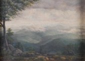 HUDSON RIVER SCHOOL PAINTING, UNSIGNED,