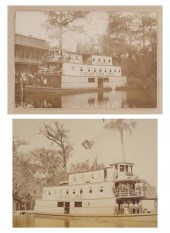 2 LUCAS LINE STEAMBOAT PHOTOGRAPHSTwo