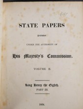 IRISH STATE PAPERS, 1834, DROMOLAND