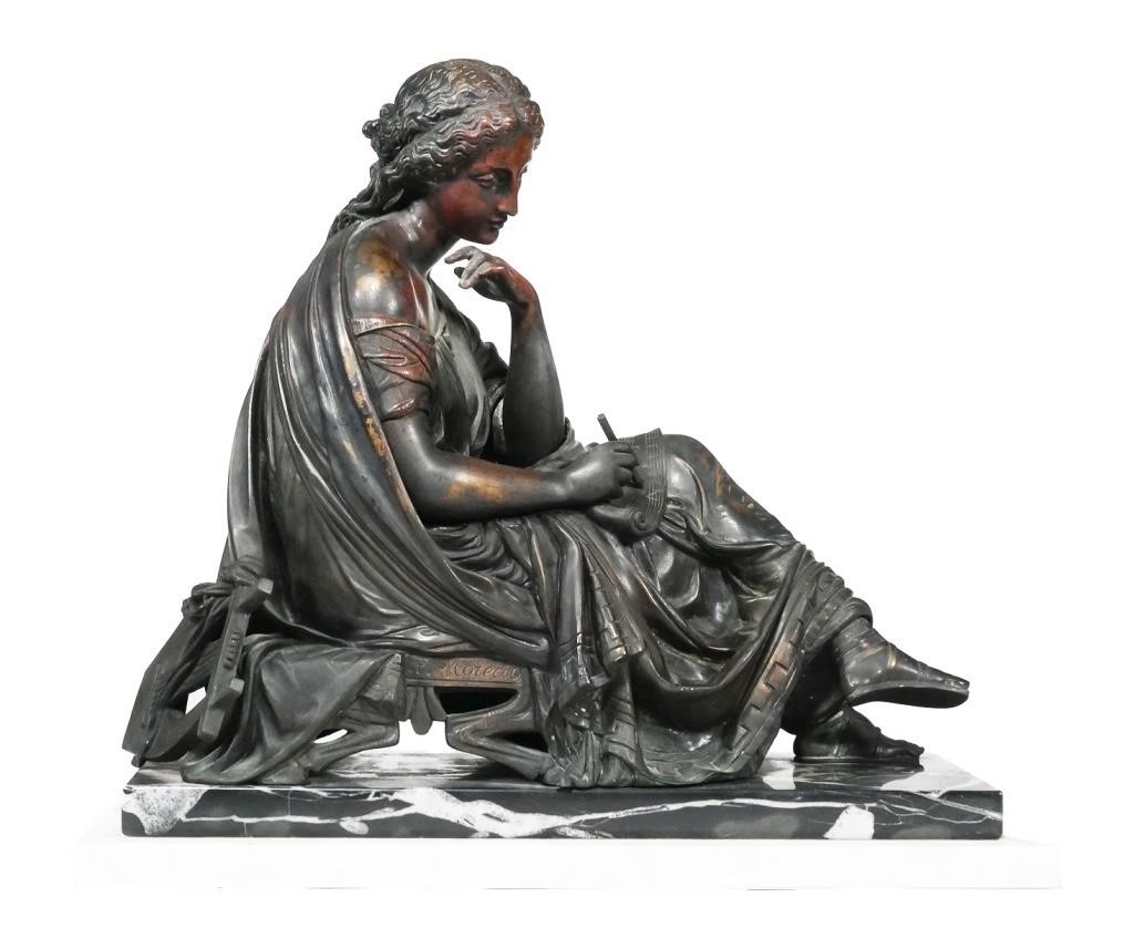 MOREAU BRONZE SCULPTURE OF A WOMANFrench 366137