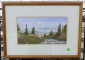 Les Barnett NW Landscape Watercolor