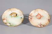 Pair of Haviland France porcelain and