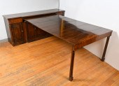 MAHOGANY BUFFET W PULL OUT TABLE 3697a0
