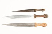 3PC. MIDDLE EASTERN? MYSTERY KNIFE LOT: