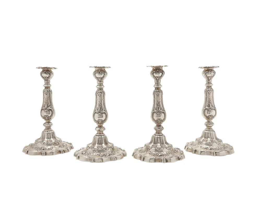 SET OF FOUR GORHAM SILVER WEIGHTED 367c62