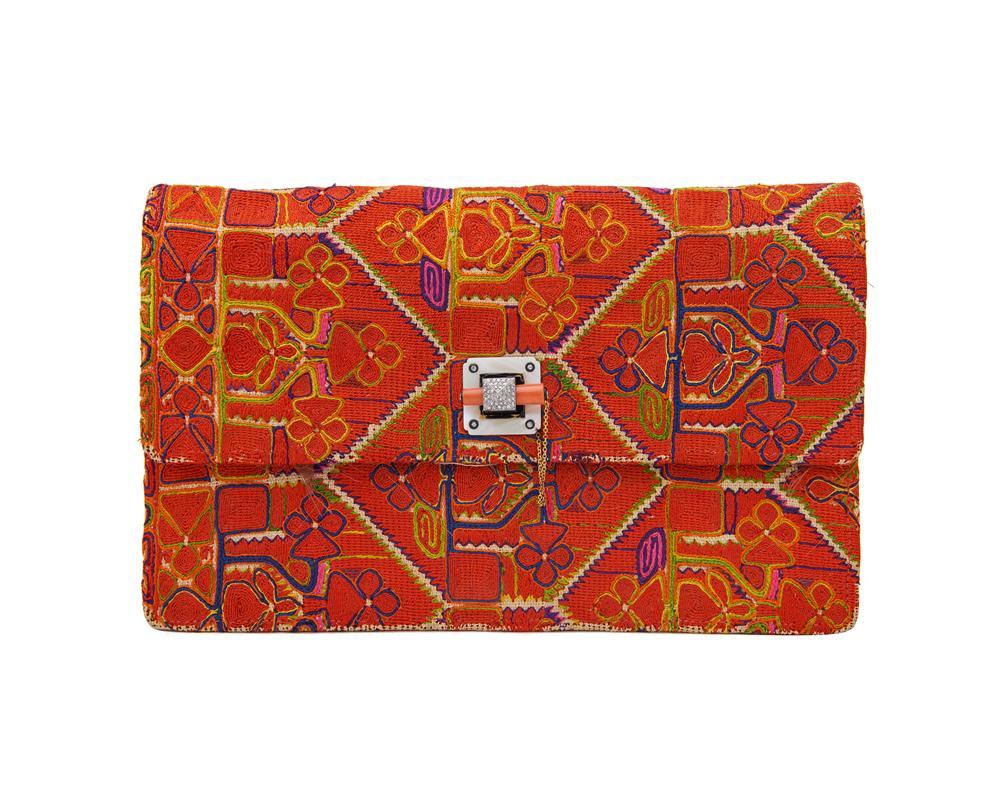 CARTIER EMBROIDERED CLUTCH WITH 367d74