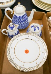 Box Lomonosov Porcelain. Includes Teapot,