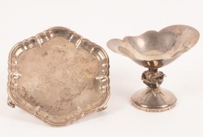A silver pedestal dish Barrowclift 36b2f2