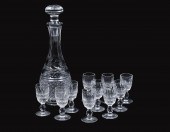11 PC. WATERFORD CRYSTAL DECANTER &