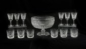 13 PC. WATERFORD CRYSTAL PUNCH BOWL
