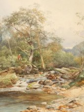 David Bates (1843-1921)/A view in North