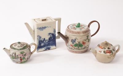 Four Oriental teapots 19th Century  36bfa8