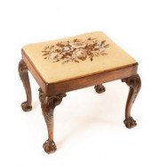 A George II mahogany stool circa 36c157