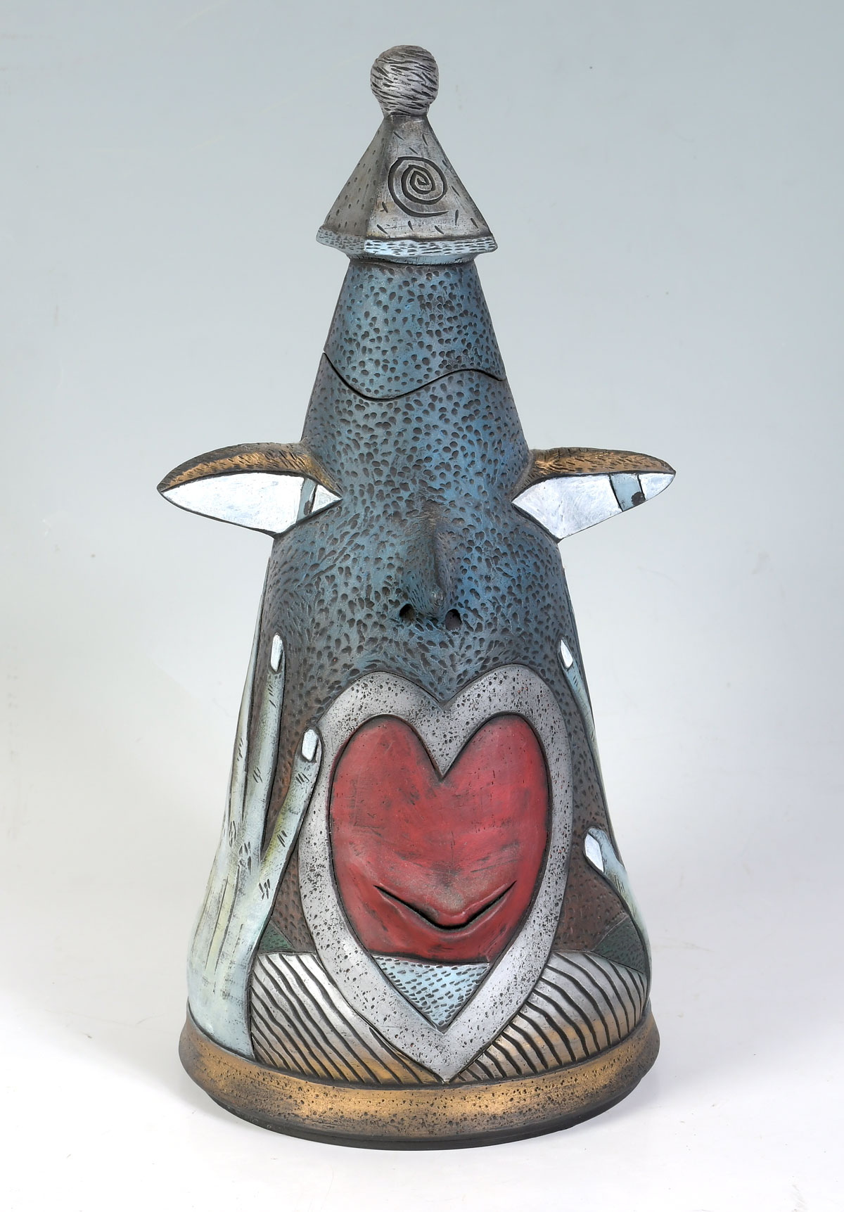 DAVID STABLEY LIDDED VESSEL WITH 36c5ae