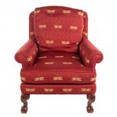 SHERILL UPHOLSTERED CHIPPENDALE 36a4f3