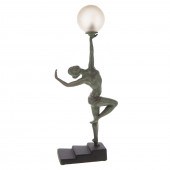 FRENCH ART DECO SPELTER FIGURAL 36a87d