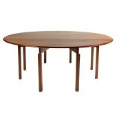 DROP LEAF DINING TABLE & FOUR QUEEN