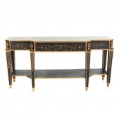 CONTEMPORARY NEO GREC PAINTED WOOD CONSOLE