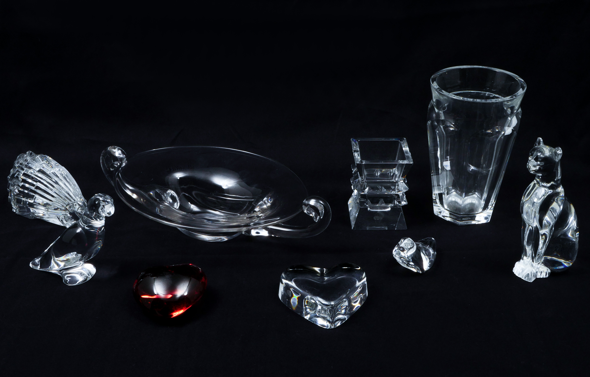 BACCARAT CRYSTAL COLLECTION Comprising  36abc1