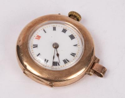 A 9ct gold watch missing strap  36af1f