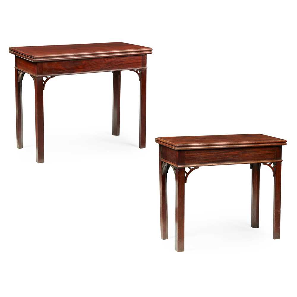 MATCHED PAIR OF GEORGE III MAHOGANY 36e132