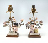 PAIR OF FRENCH FIGURAL   36e474