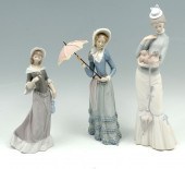 3 PIECE LLADRO COLLECTION: 1) Woman