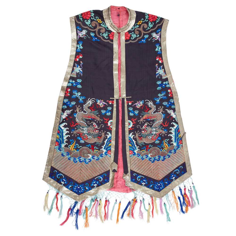 WOMAN S EMBROIDERED SILK VEST  36eb2b