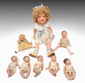 8 PC. DOLL COLLECTION: Comprising; 1-