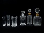 6 PC. MISCELLANEOUS CRYSTAL COLLECTION: