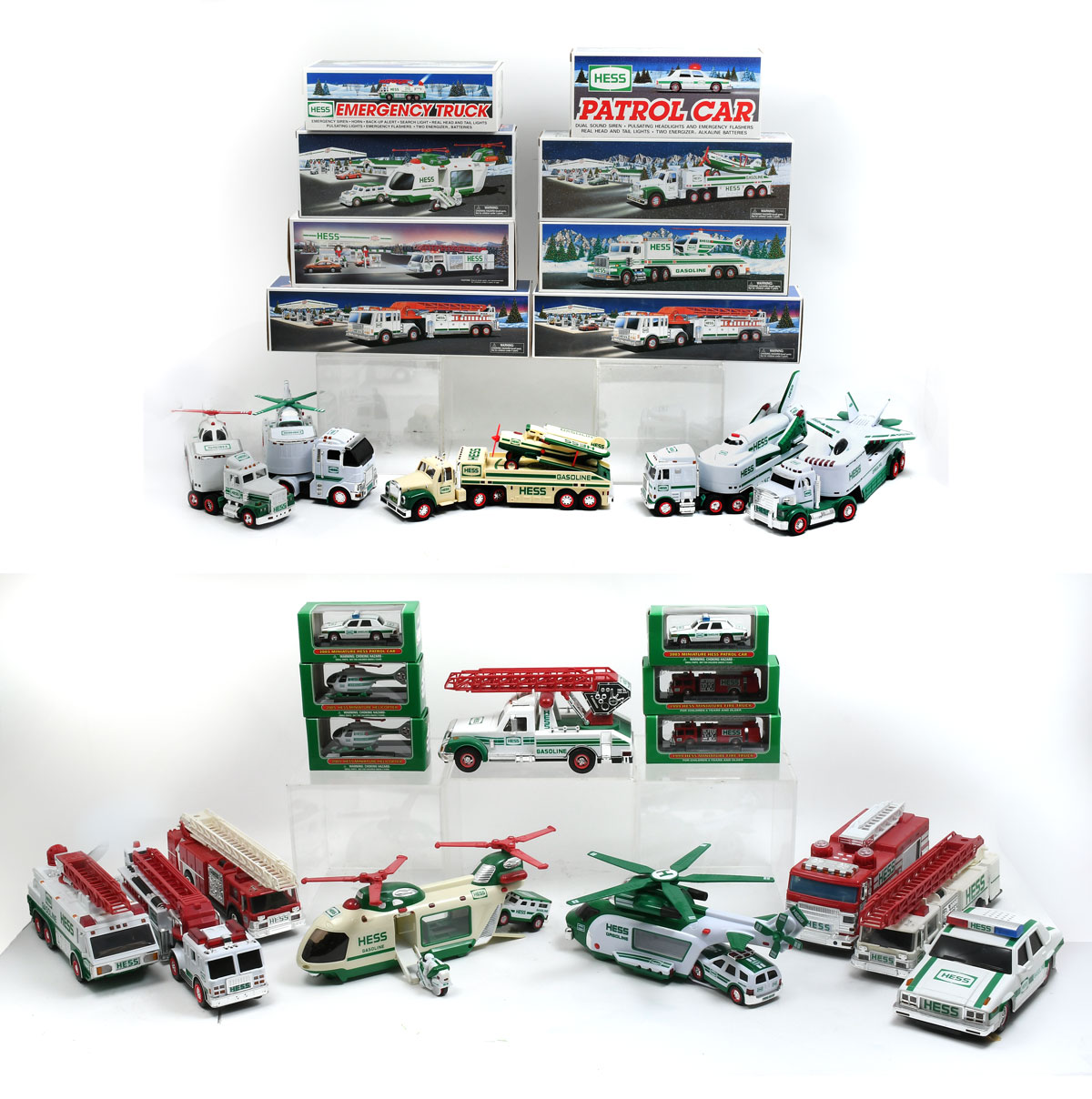 LARGE 32 PC HESS TOY TRUCK COLLECTION  36cbf7