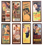 8 PIECE VINTAGE MOVIE POSTER LOT: To