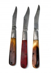 EARLY CASE FOLDING 3 KNIFE COLLECTOR