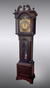 MAGNIFICENT MOON PHASE GRANDFATHER CLOCK: