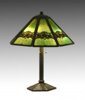 HANDEL SLAG GLASS TABLE LAMP Handel 36d3cd