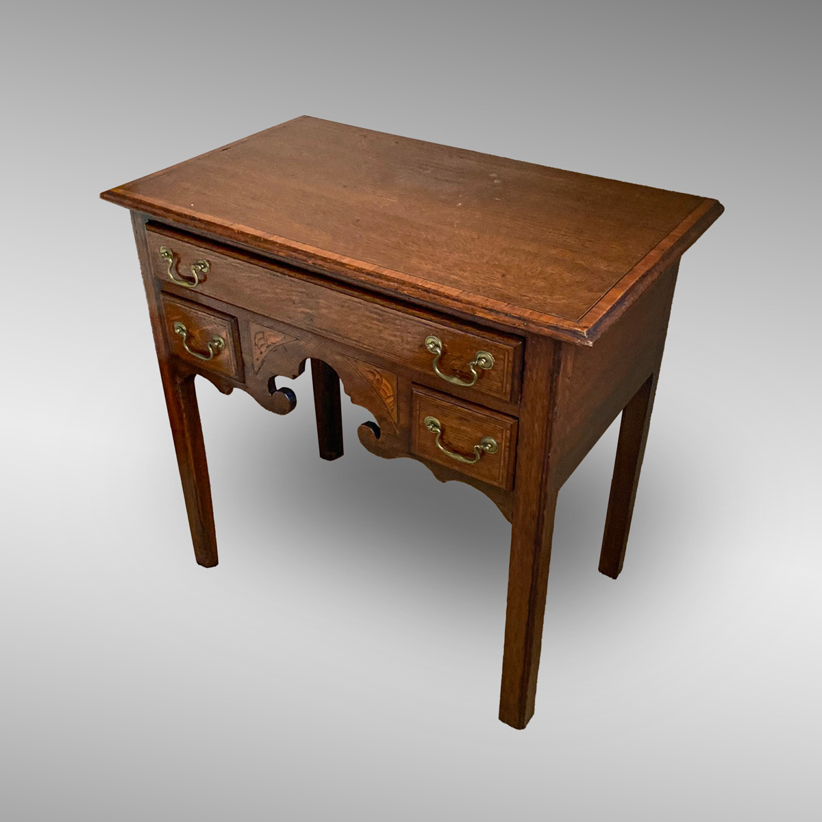 INLAID LOW BOY TABLE 3 Drawer 36d403