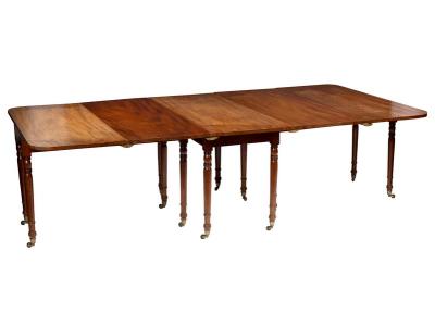 A George IV mahogany dining table 36d679