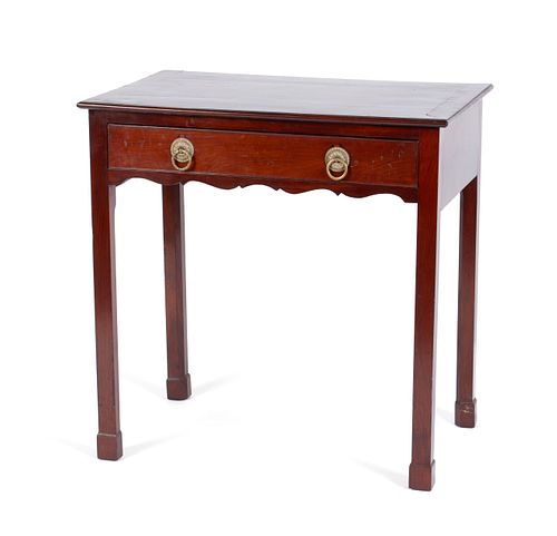 AMERICAN CHIPPENDALE MAHOGANY SIDE 36ffdc