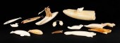 SELECTION OF AQUATIC INUIT CARVINGSSELECTION