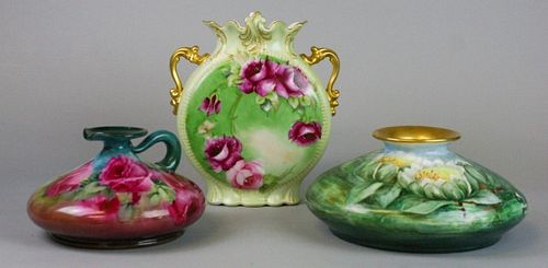 GROUPING OF 3 LIMOGES PORCELAIN 3702b5