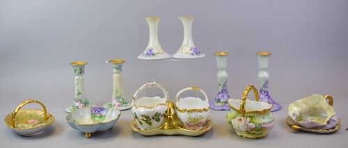 GROUPING OF MOSTLY LIMOGES PORCELAIN11 3702eb