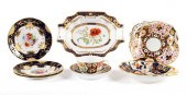 EIGHT PIECES OF ENGLISH PORCELAINEIGHT
