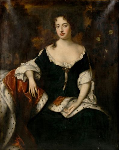PORTRAIT OF A YOUNG QUEEN ANNE  3707b2