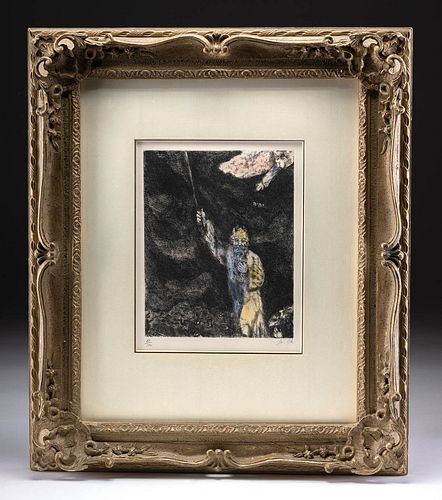 MARC CHAGALL ETCHING DARKNESS 370875