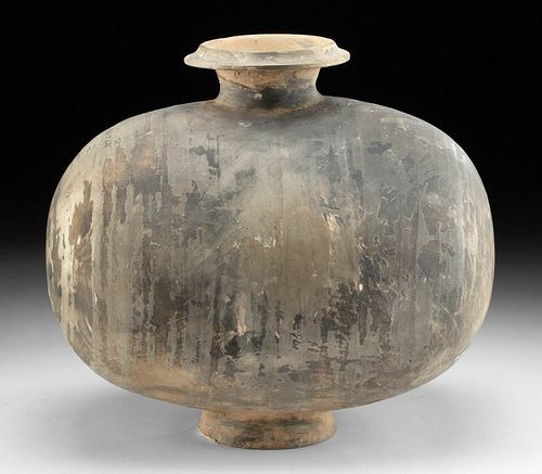 CHINESE HAN DYNASTY POTTERY COCOON 370ab5