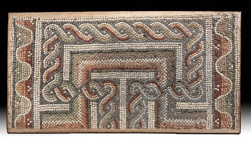 EXHIBITED PUBLISHED ROMAN MOSAIC 370b0a