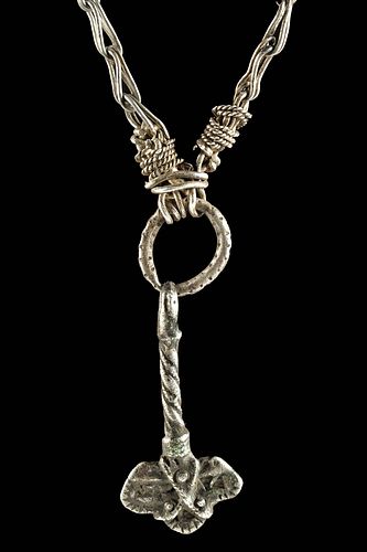 10TH C VIKING SILVER NECKLACE 370c2f